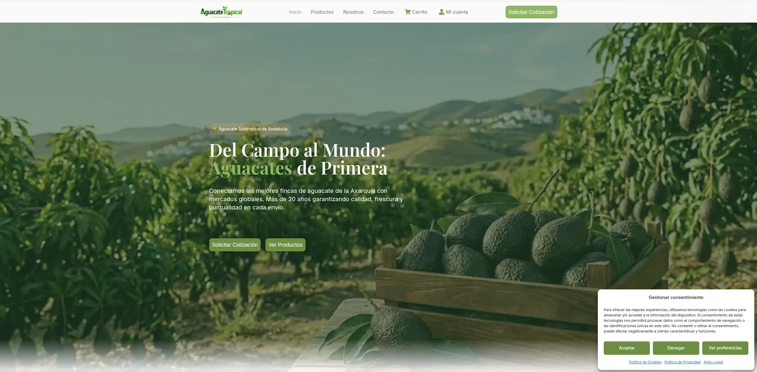 Previsualización de Aguacate Tropical